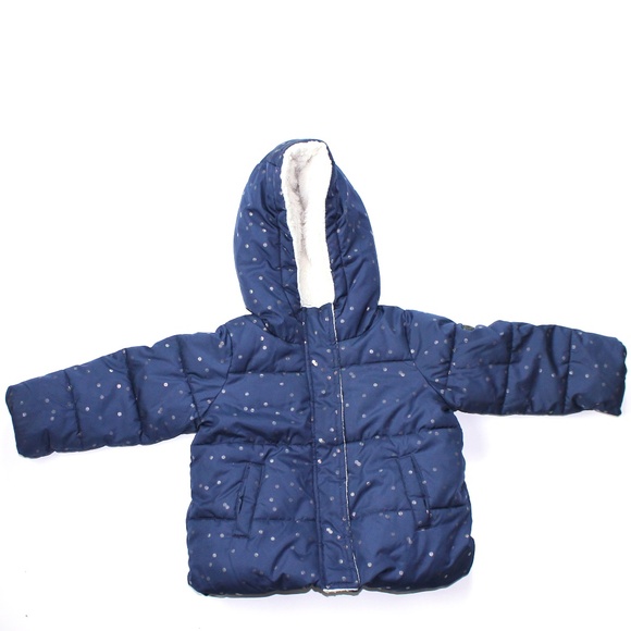 Steve Madden Other - Steve Madden Blue Puffer Jacket Girls Sz 12 Months